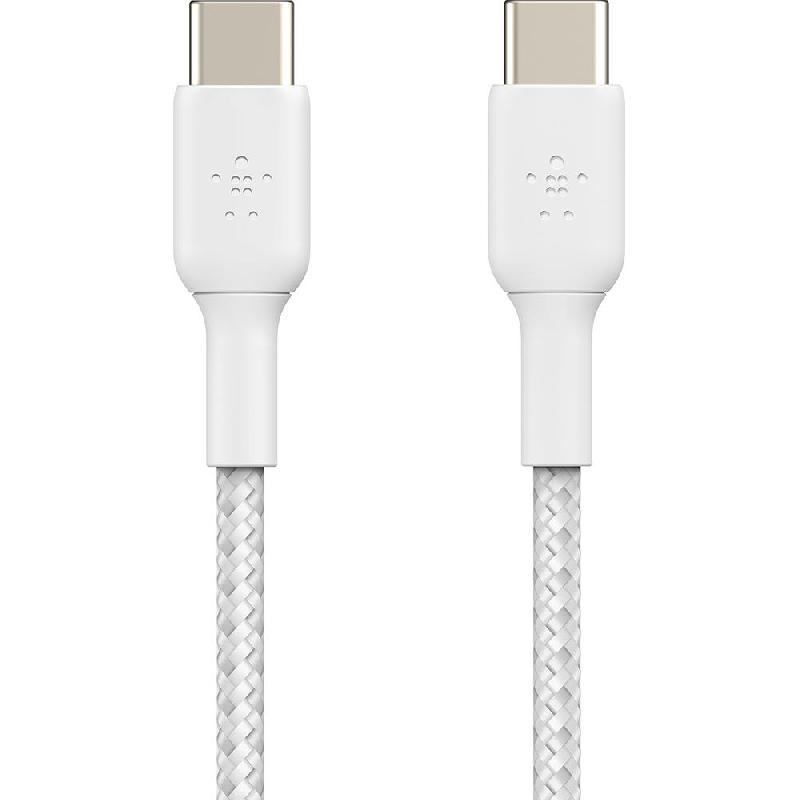 Belkin USB-C to USB-C Sync & Charge Cable, 15.00 cm ( 5.91 in ), White