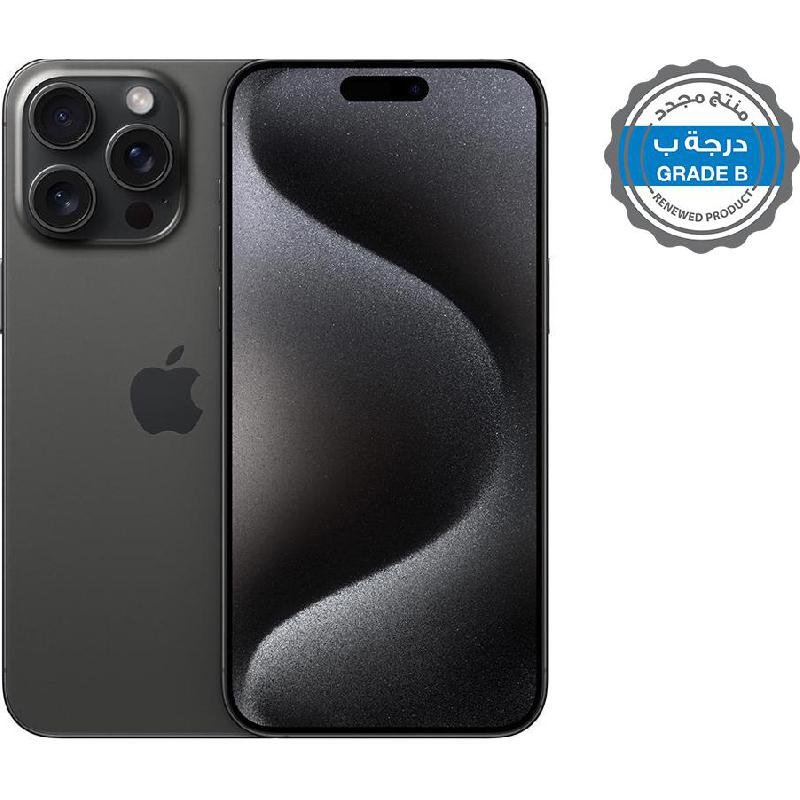 Renewed Grade B Apple iPhone 15 Pro Max, 1 TB, Black Titanium, 5G