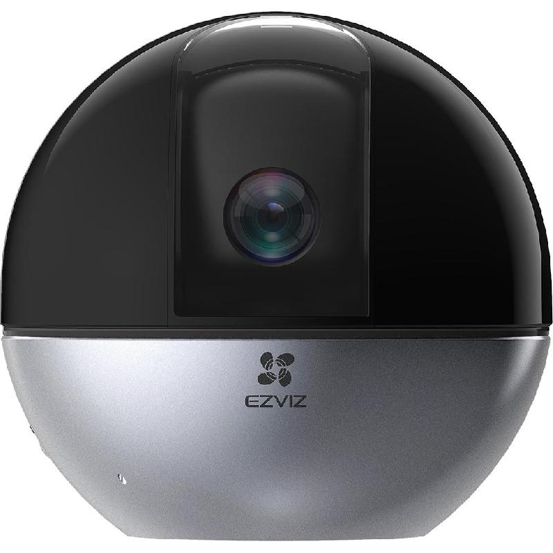 Ezviz E6 Smart Home Camera, Wi-Fi, Works with Amazon Alexa/Google Assistant/Apple HomeKit, Black