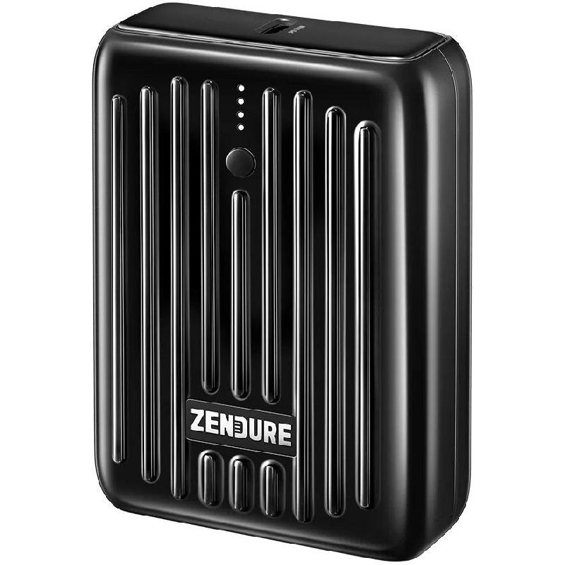 ZENDURE SuperMini 20 Compact 10000mAh Powerbank with 20W PD, PD Fast Charging, 10000 mAh, Dual USB (1X USB/1X USB-C), Black