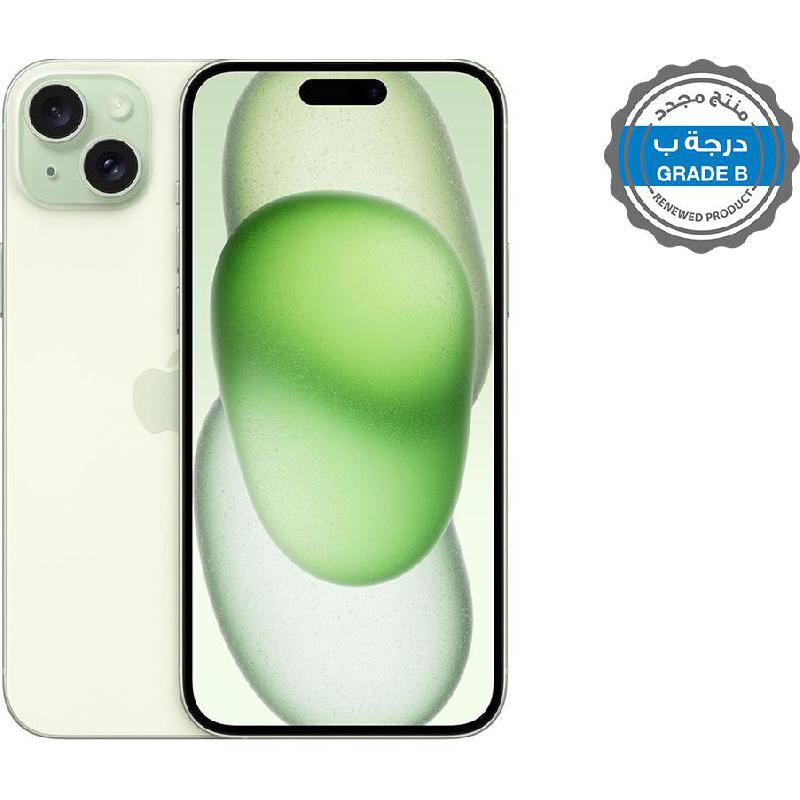 Renewed Grade B Apple iPhone 15 Plus, 512 GB, Green, 5G