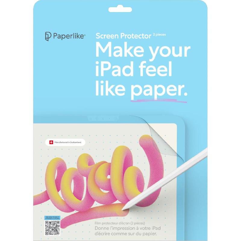 Paperlike iPad Screen Protector, for iPad Air 13 M2, Clear (2 Pieces)