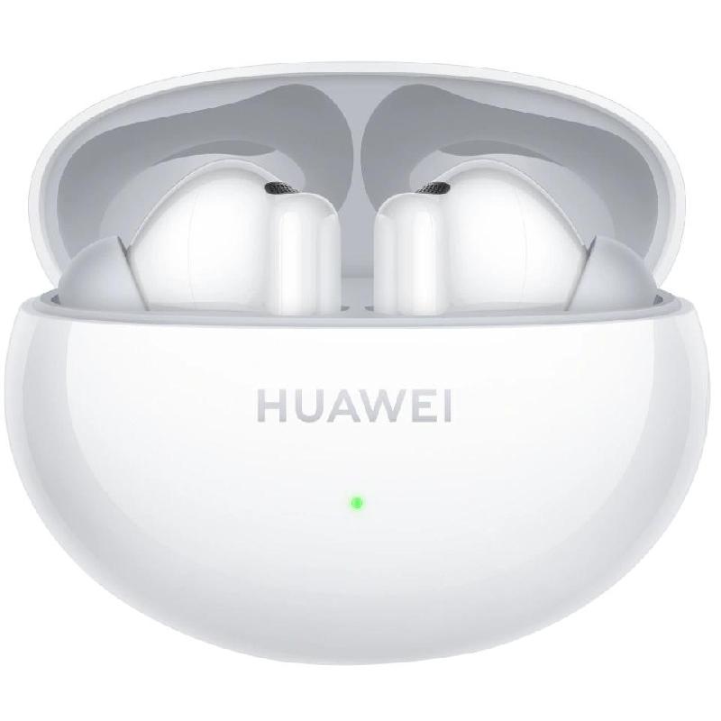 Huawei FreeBuds 6i Earbuds, Active Noise Cancelling, Bluetooth, USB (Charging), Built-in Microphone, White