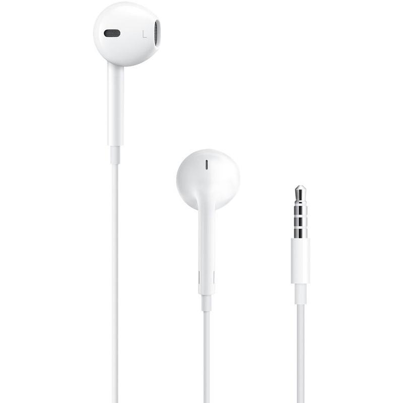 Apple EarPods In-Ear Earphones, Wired, 3.5 mm Connector, In-line Microphone, White