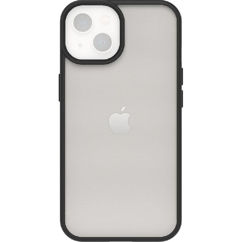 OtterBox React Back Cover Mobile Case, for iPhone 13, Clear/Black
