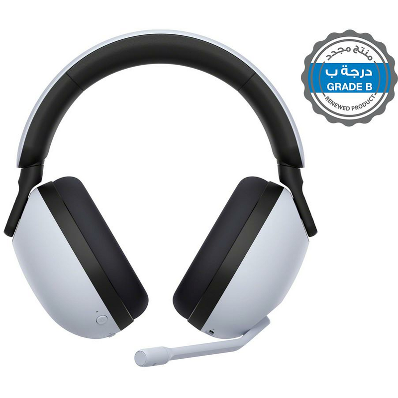 Renewed Grade B Sony INZONE H7 Gaming Headset, Active Noise Cancelling, Bluetooth, USB (Charging), Unidirectional Microphone, White/Black