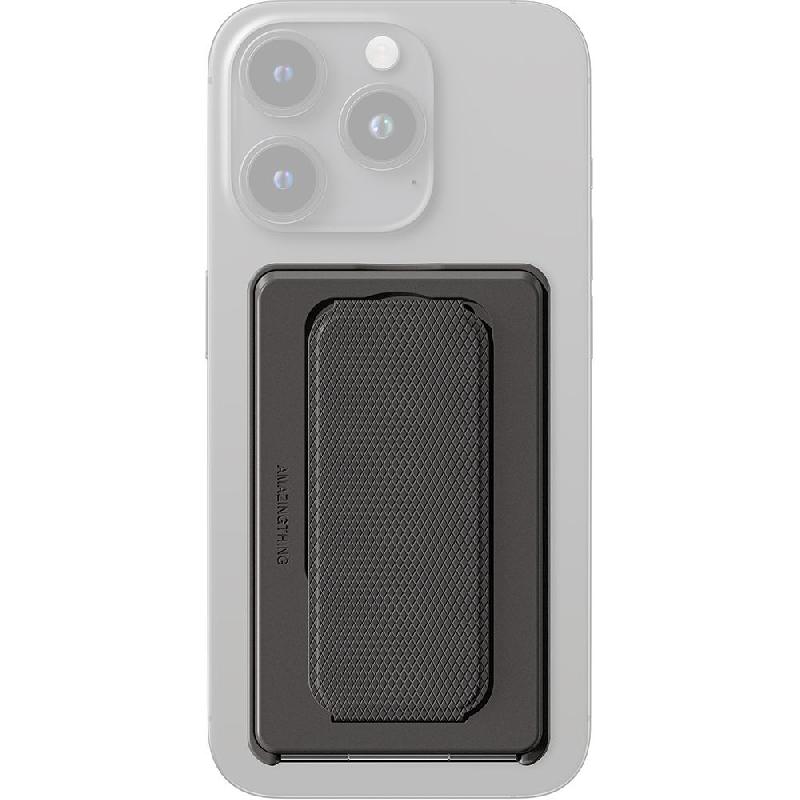 Amazing Thing Omni Link All-Purposes Magnetic Gadget MagSafe Grip & Stand, Universal, for Smartphone with MagSafe, Black