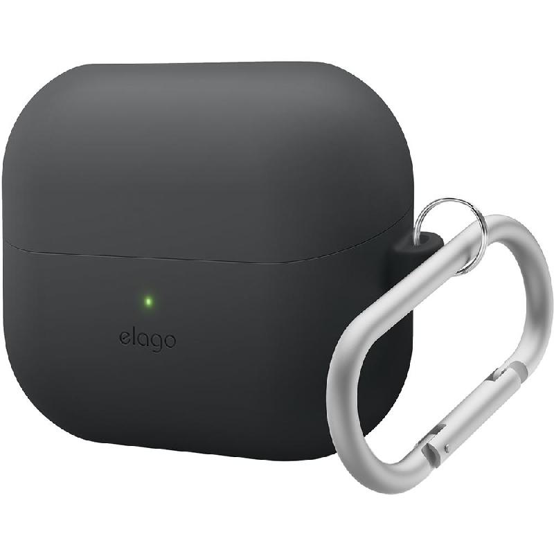 Elago Hang Earbuds Case, for Samsung Galaxy Buds3/Galaxy Buds3 Pro, Black