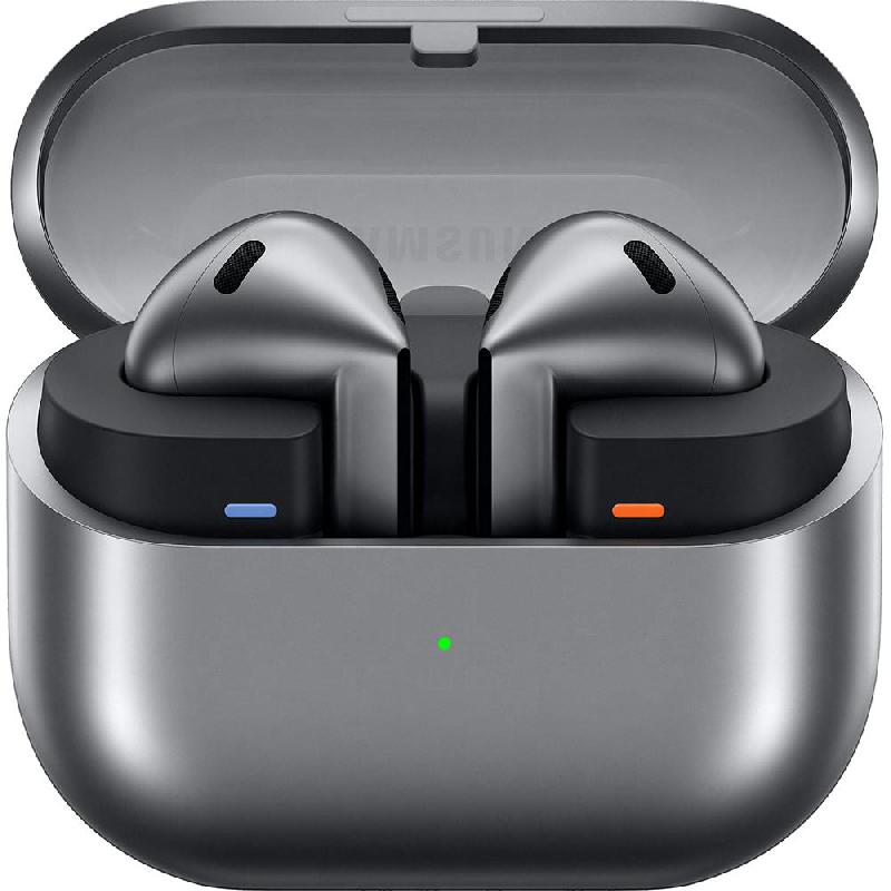 Samsung Galaxy Buds3 Earbuds, Active Noise Cancelling, Bluetooth, USB-C, Built-in Microphone, Silver
