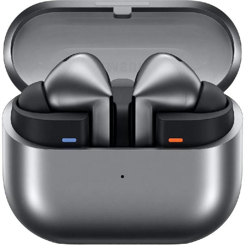 Samsung Galaxy Buds3 Pro Earbuds, Active Noise Cancelling, Bluetooth, USB-C, Built-in Microphone, Silver