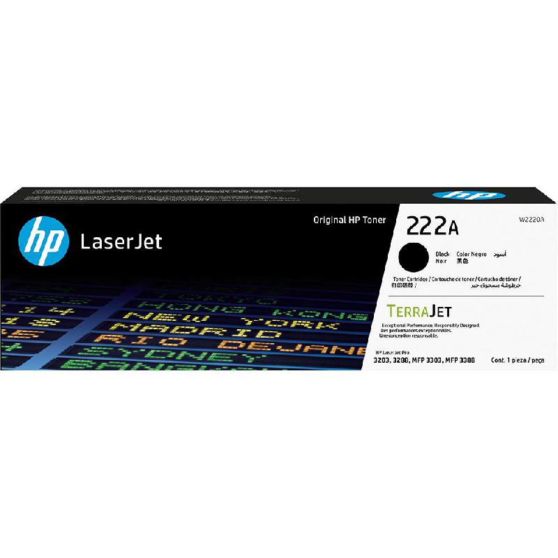 HP 222A Laser Toner, Black