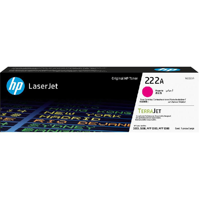 HP 222A Laser Toner, Magenta