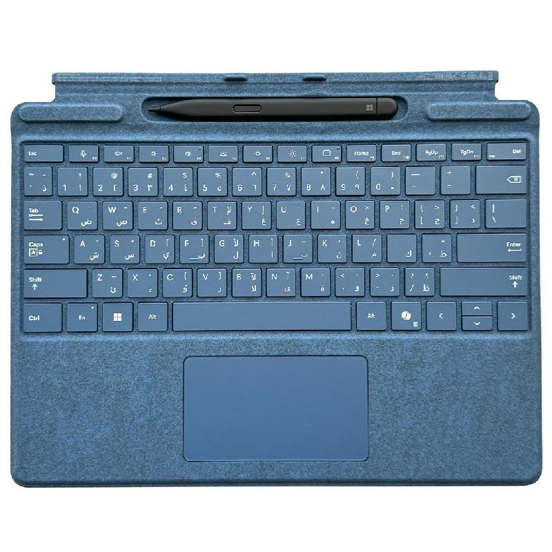 Microsoft Surface Pro Signature Keyboard + Slim Pen, Magnetic Attachment, for Microsoft Surface Pro 11, Sapphire