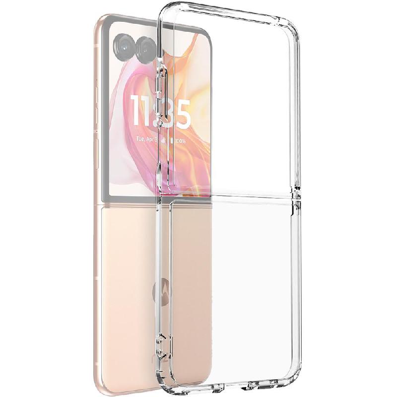 Araree Duple Back Cover Mobile Case, for Motorola razr 50 Ultra, Clear
