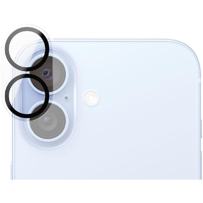 PanzerGlass PicturePerfect Camera Lens Protector (Full Frame) Smartphone Camera Accessory, for iPhone 16/iPhone 16 Plus, Clear
