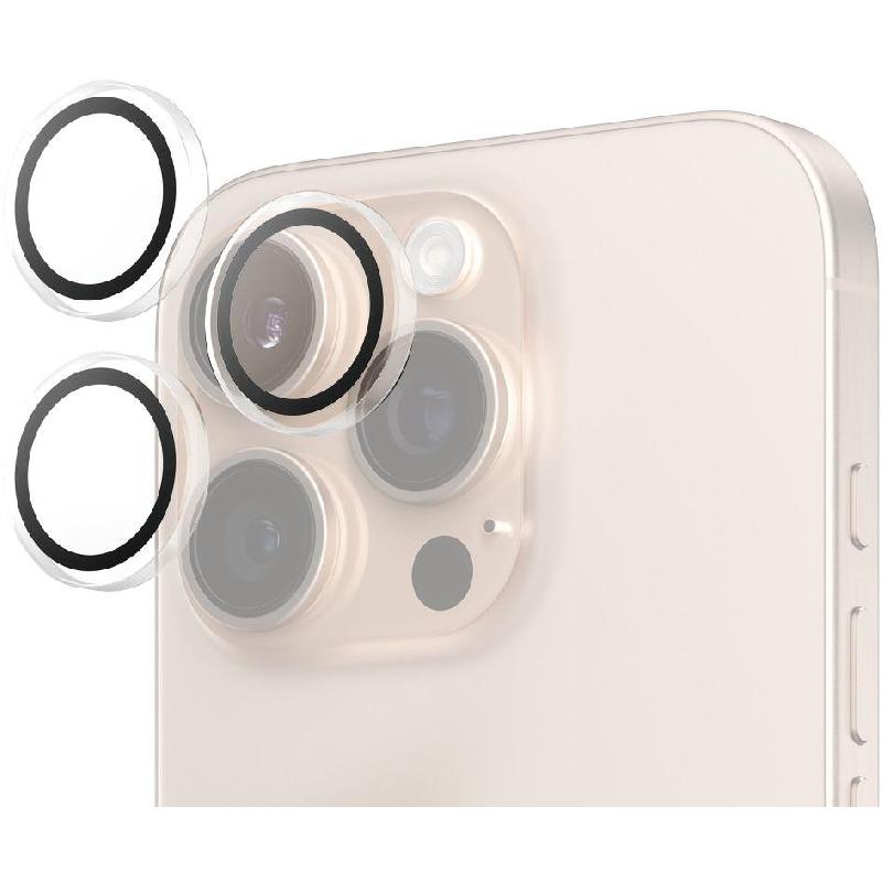 PanzerGlass Hoops Camera Lens Protector (Individual Ring) Smartphone Camera Accessory, for iPhone 16 Pro/iPhone 16 Pro Max, Clear