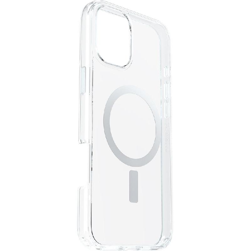 OtterBox Symmetry Series Back Cover Mobile Case with MagSafe, for iPhone 16 Plus, Clear