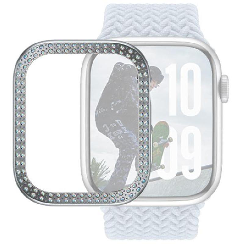 PanzerGlass Bling Bumper Smartwatch Fit Case, for Apple Watch Series 10 42, Silver