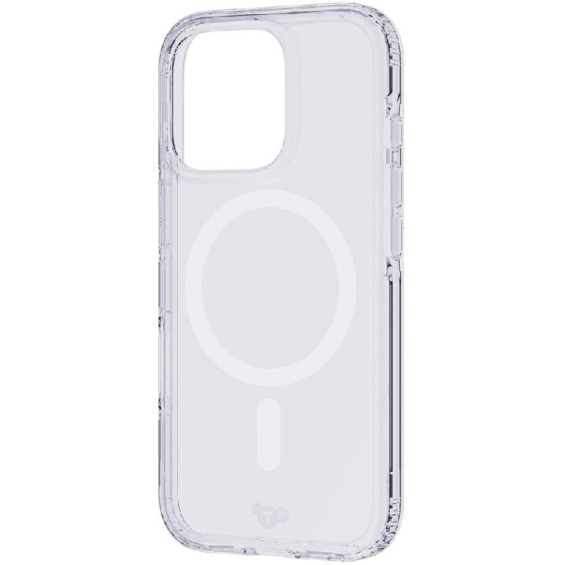 Tech21 EvoClear with MagSafe Back Cover Mobile Case with MagSafe, for iPhone 16 Pro, Clear