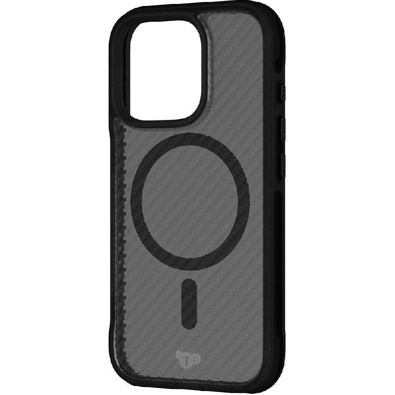 Tech21 EvoArmor Back Cover Mobile Case with MagSafe, for iPhone 16 Pro, Black