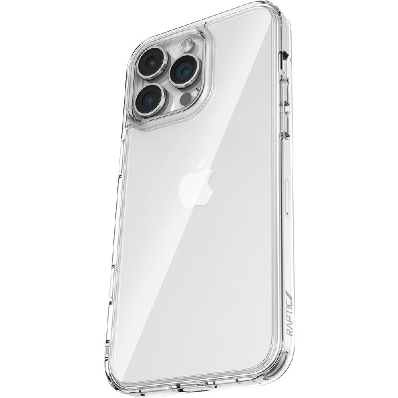 Raptic ClearVue Back Cover Mobile Case, for iPhone 16 Pro, Clear