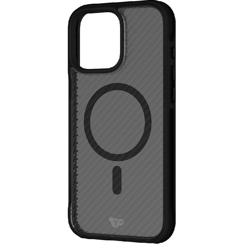 Tech21 EvoArmor Back Cover Mobile Case with MagSafe, for iPhone 16 Pro Max, Black