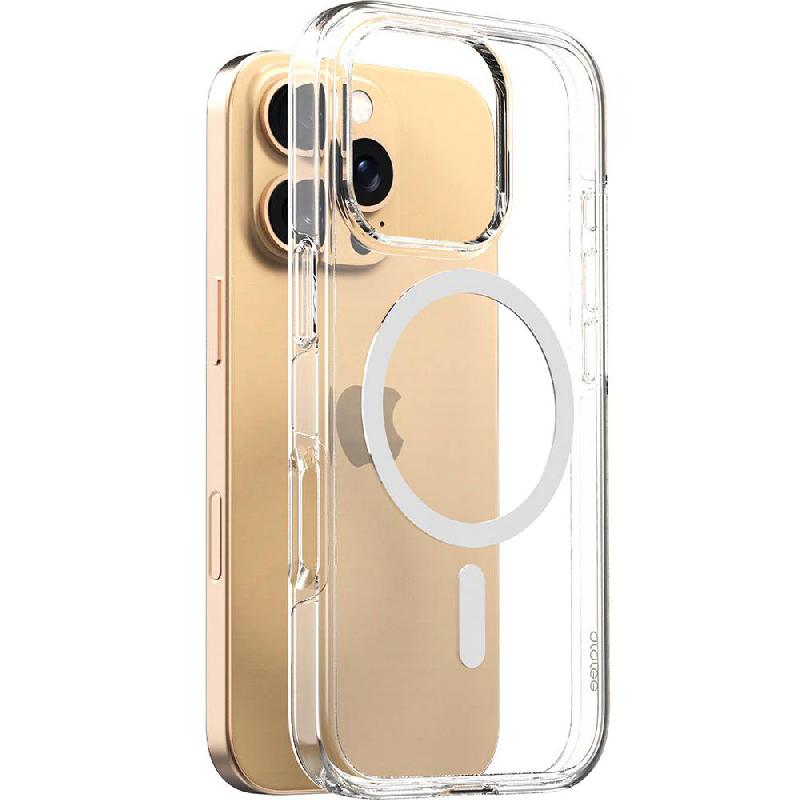 Araree Duple M Back Cover Mobile Case with MagSafe, for iPhone 16 Pro, Clear