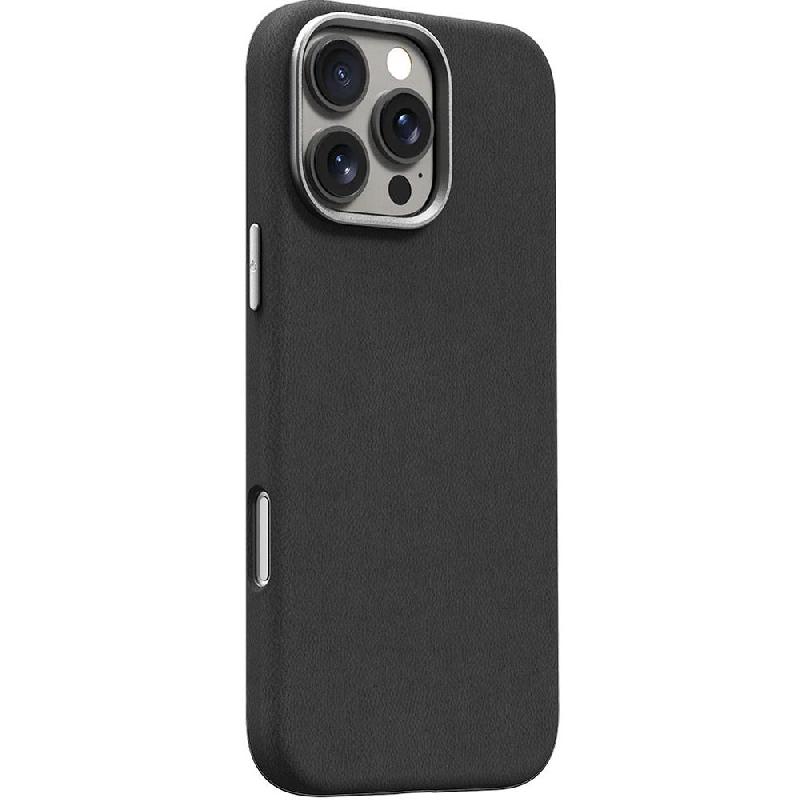 Araree Pellis Back Cover Mobile Case with MagSafe, for iPhone 16 Pro Max, Black