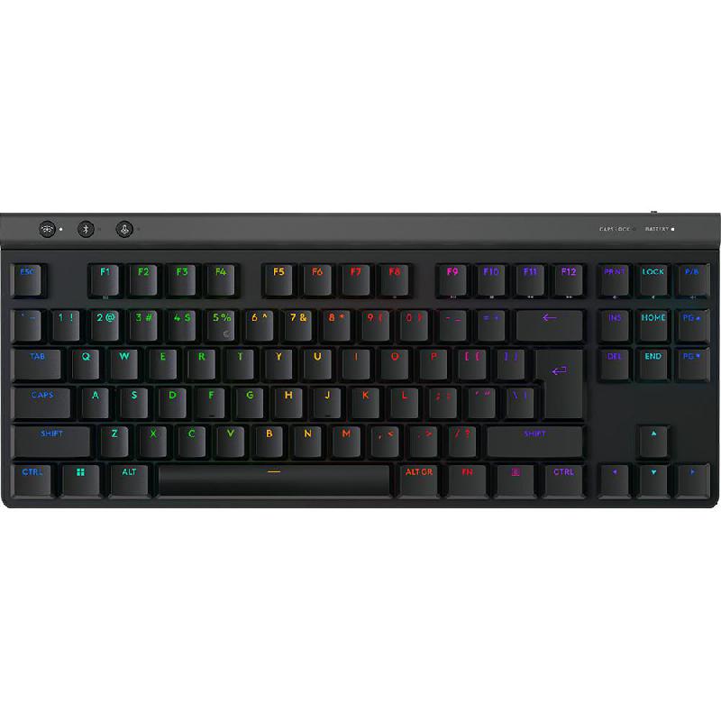 Logitech G515 Brown Switch TKL LIGHTSPEED RGB Gaming Keyboard, Bluetooth/Wireless (2.4 GHz RF)/Wired, for Devices with Windows/macOS, Black