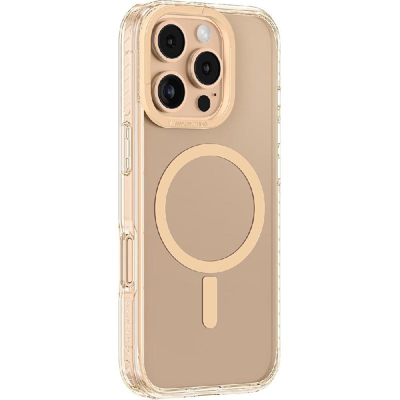 Amazing Thing TITAN PRO MAG Back Cover Mobile Case with MagSafe, for iPhone 16 Pro Max, Rose Gold