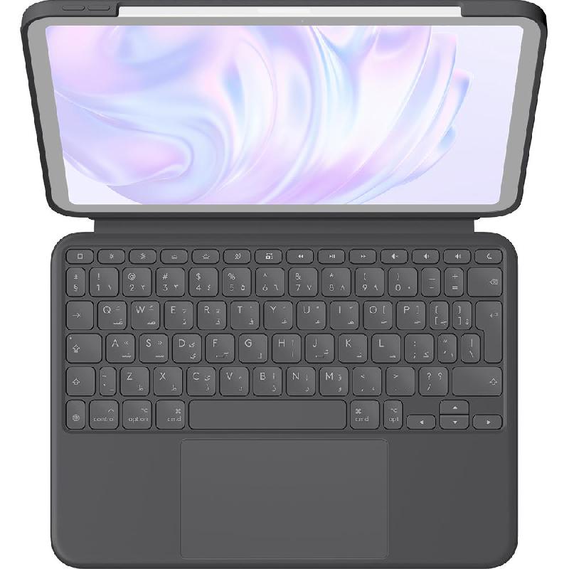 Logitech Combo Touch Tablet Keyboard Case, Magnetic Attachment, for iPad Pro 11 M4 - 2024, Graphite