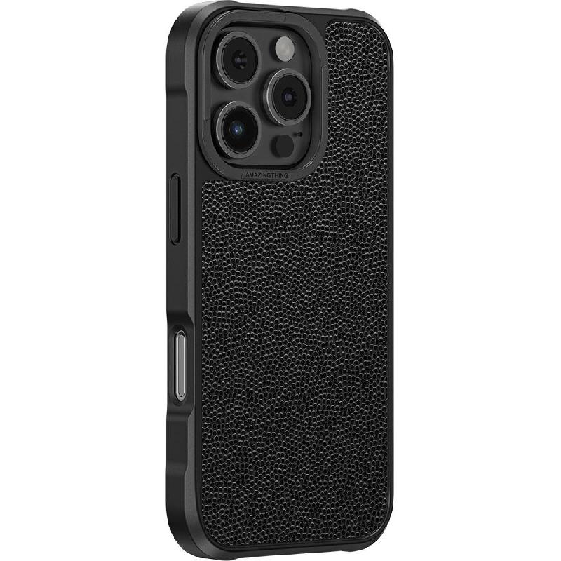 Amazing Thing Glamour Mag Back Cover Mobile Case with MagSafe, for iPhone 16 Pro, Besta Black