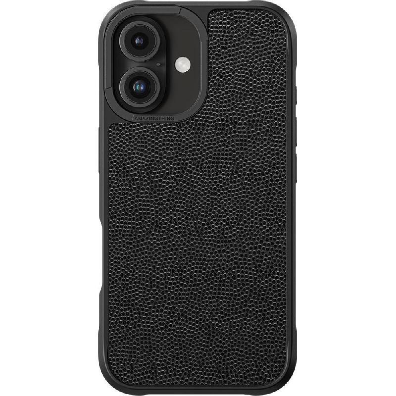 Amazing Thing Glamour Mag Back Cover Mobile Case with MagSafe, for iPhone 16, Besta Black — 2