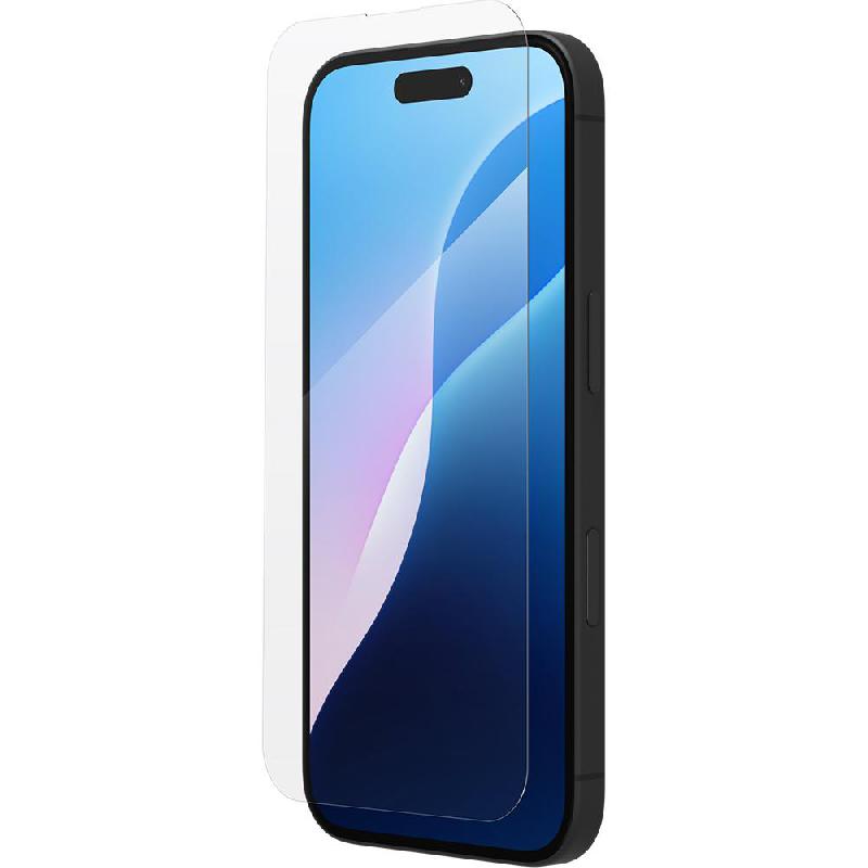Zagg Invisible Shield Glass Elite Case Friendly Smartphone Screen Protector, for iPhone 16/iPhone 15, Tempered Glass, Clear