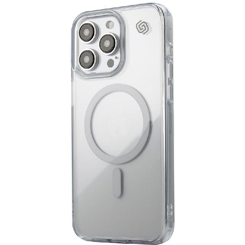 Grip2u Base Back Cover Mobile Case with MagSafe, for iPhone 16 Pro Max, Clear