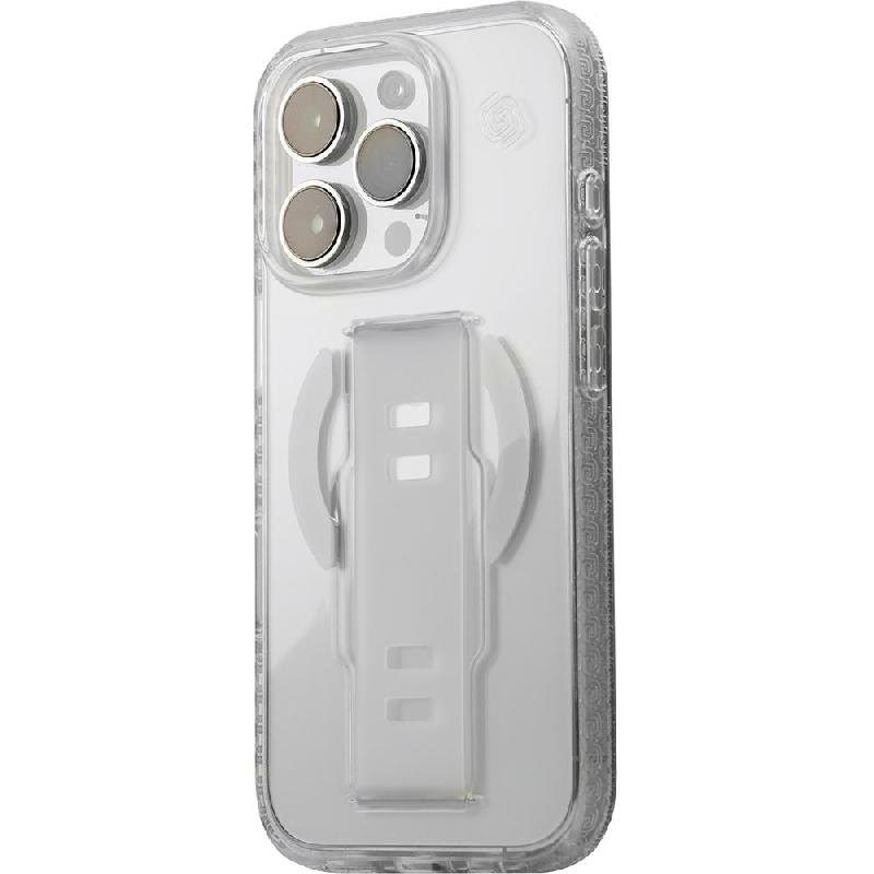 Grip2u Slim Back Cover Mobile Case with MagSafe, for iPhone 16 Pro, Clear