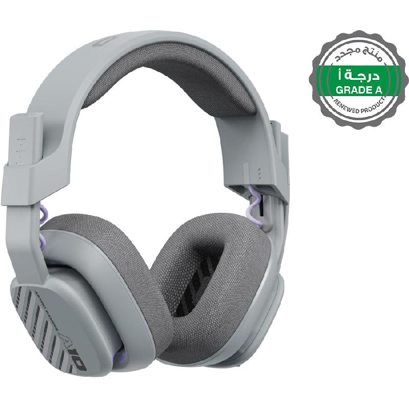Renewed Grade A Astro A10 Gaming Headset, Wired, 3.5 mm Connector, Rotating Microphone, Ozone Grey