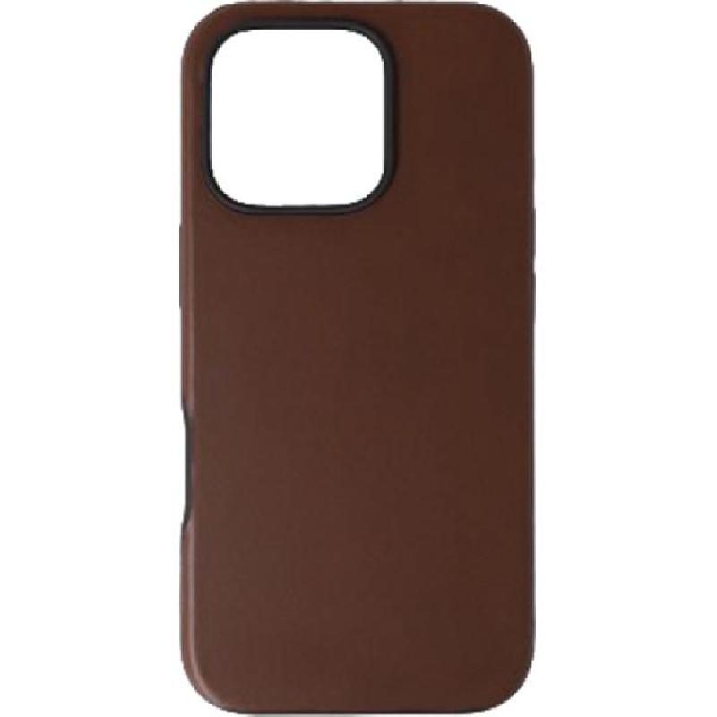 Supercase Modern Leather Case Back Cover Mobile Case with MagSafe, for iPhone 16 Pro, Brown