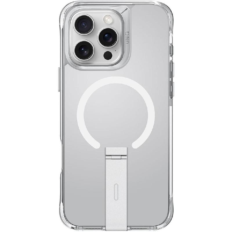 Uniq Eleva Back Cover Mobile Case with MagSafe, for iPhone 16 Pro, Clear