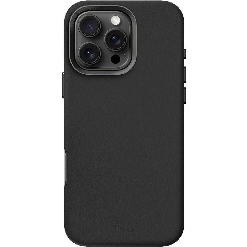 Uniq Lyden Back Cover Mobile Case, for iPhone 16 Pro Max, Black