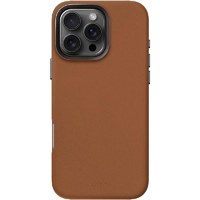 Uniq Lyden Back Cover Mobile Case, for iPhone 16 Pro Max, Caramel