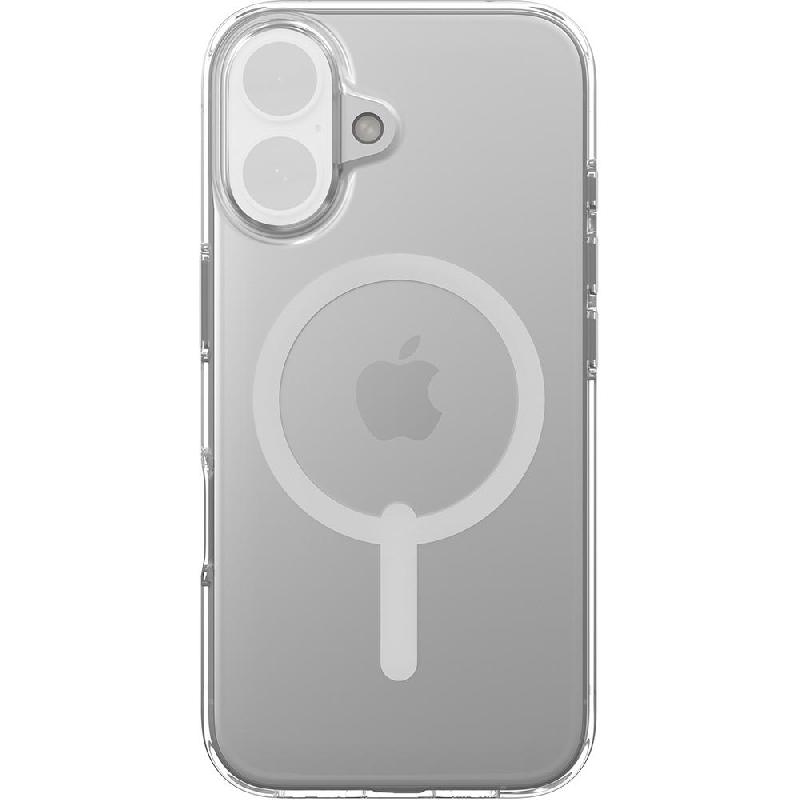 Zagg Crystal Palace Snap Lite Back Cover Mobile Case with MagSafe, for iPhone 16 Plus, Clear