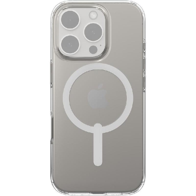 Zagg Crystal Palace Snap Lite Back Cover Mobile Case with MagSafe, for iPhone 16 Pro Max, Clear
