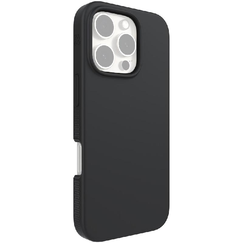 Zagg Manhattan Snap Back Cover Mobile Case with MagSafe, for iPhone 16 Pro, Black