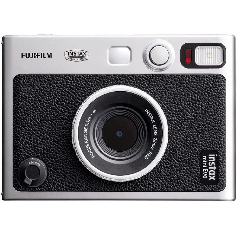Fuji Instax mini Evo Instant Film Camera, 4.9 MP, Bluetooth, Black