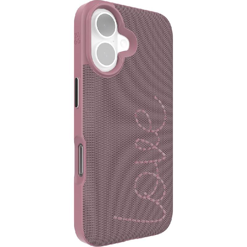 Zagg London Snap Back Cover Mobile Case with MagSafe, for iPhone 16, Love
