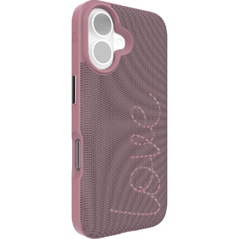 Zagg London Snap Back Cover Mobile Case with MagSafe, for iPhone 16 Plus, Love