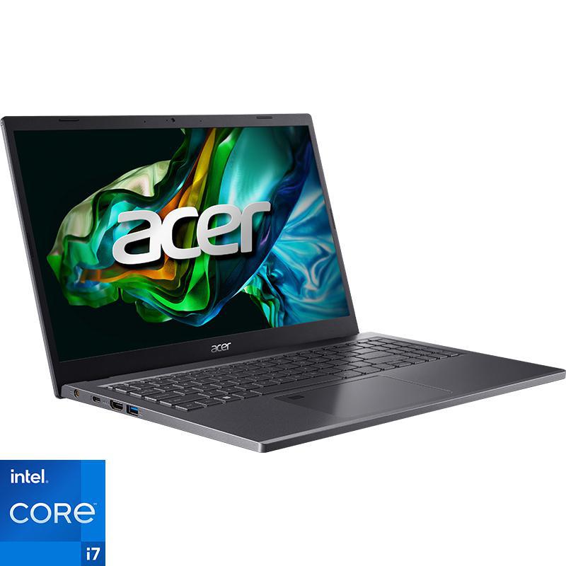 Acer Aspire 5 Laptop, 15.6", Intel Core i7, 16 GB RAM, 512 GB SSD, Windows 11, Intel Iris Xe Graphics