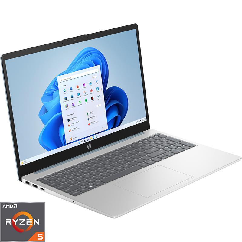 HP Notebook Laptop, 15.6", AMD Ryzen 5, 8 GB RAM, 512 GB PCIe NVMe M.2 SSD, Windows 11 Home