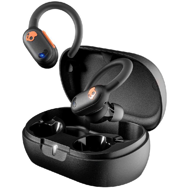 Skullcandy Push ANC Active Earbuds, Active Noise Cancelling, Bluetooth, USB-C (Charging), Built-in Microphone, Black